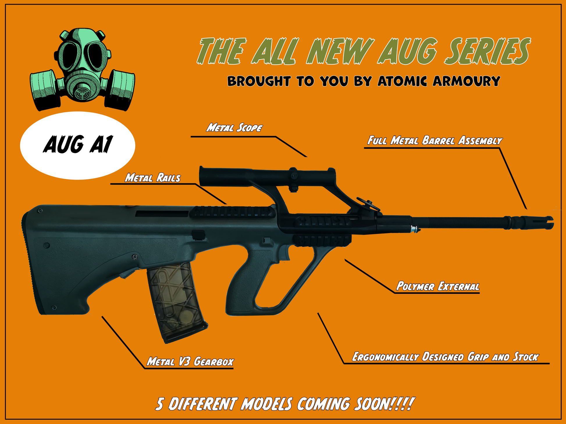 Atomic Armoury Steyr Aug A1 Gel Blaster - Command Elite Hobbies