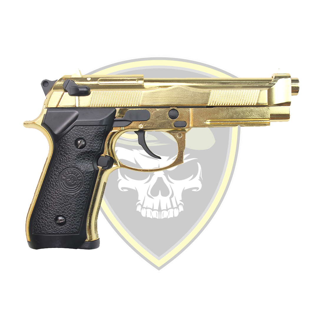 Double Bell - Taurus PT92 Gel Blaster - Gold - Command Elite Hobbies